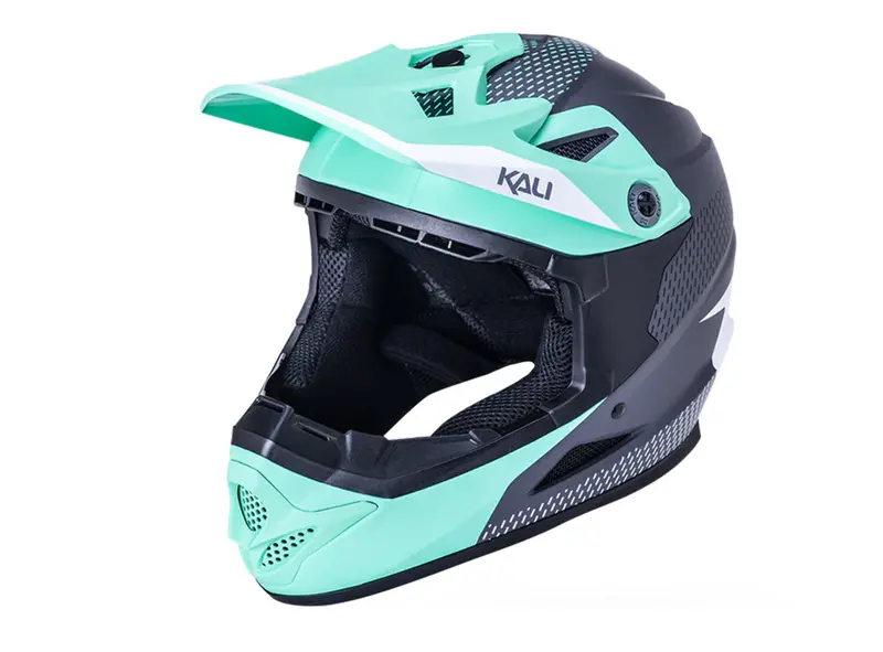 Kali Zoka Full Face Helmet - Dash Matt Seafoam-Gray 1