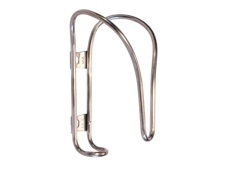 King Cage Iris Stainless Steel Water Bottle Cage - Silver 1