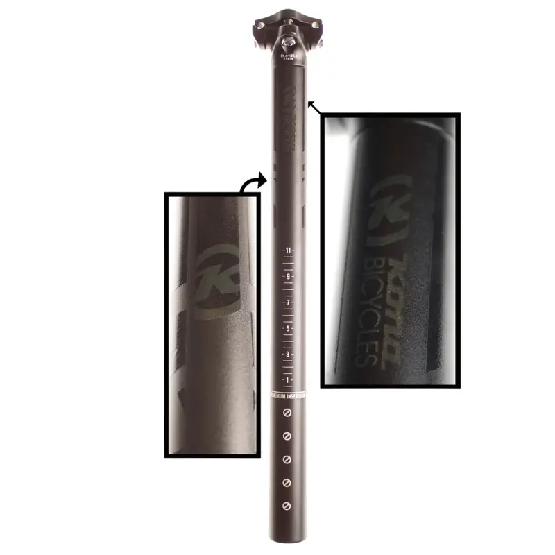 Kona Alloy Seatpost - Anodized Black 1