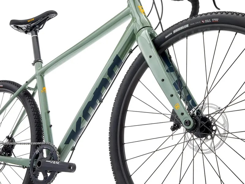 Kona Libre 700C Gravel Bike - Metallic Green - 2025 3