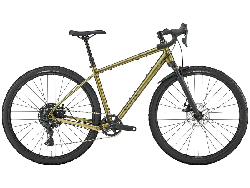 Kona Ouroboros 700C Gravel Bike - Sram - Turismo Olive 1