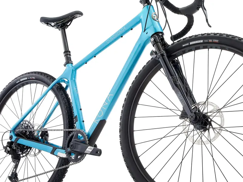 Kona Ouroboros Cr 700C Gravel Bike - Mustang Blue - 2025 3
