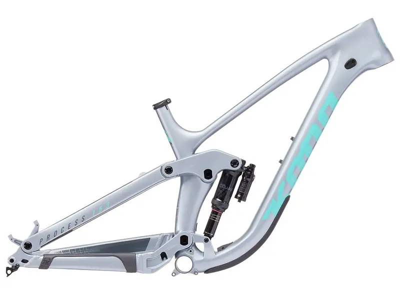 Kona Process 153 Cr/Dl 27.5 Full Suspension Frame - Gloss Silver-Gray - 2019 1