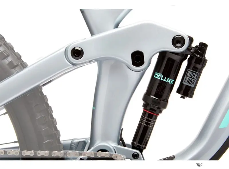 Kona Process 153 Cr/Dl 27.5 Full Suspension Frame - Gloss Silver-Gray - 2019 3