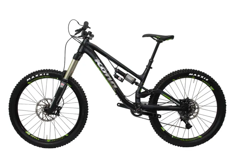 Kona Process 167 26 - Origin8 - Matt Black-Chrome-Green 2