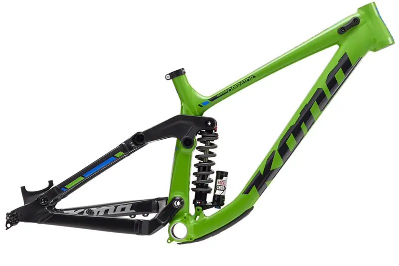 Kona Supreme Operator 27.5 Downhill Frame - Matt Green-Black 1