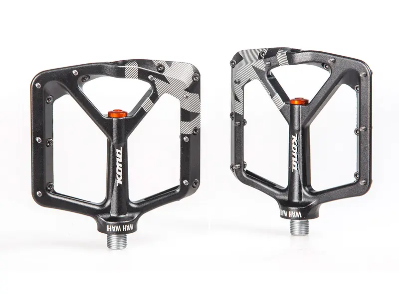 Kona Wah Wah 2 Alloy Platform Pedals - Black 1
