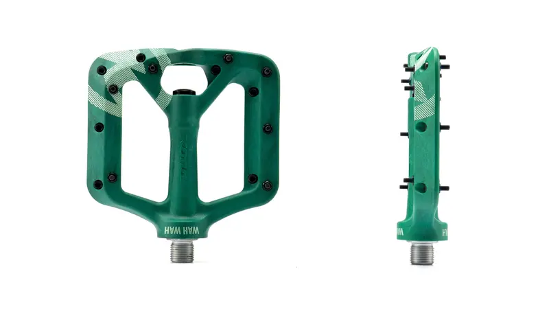 Kona Wah Wah 2 Composite Pedals - Small - Forest Green 1