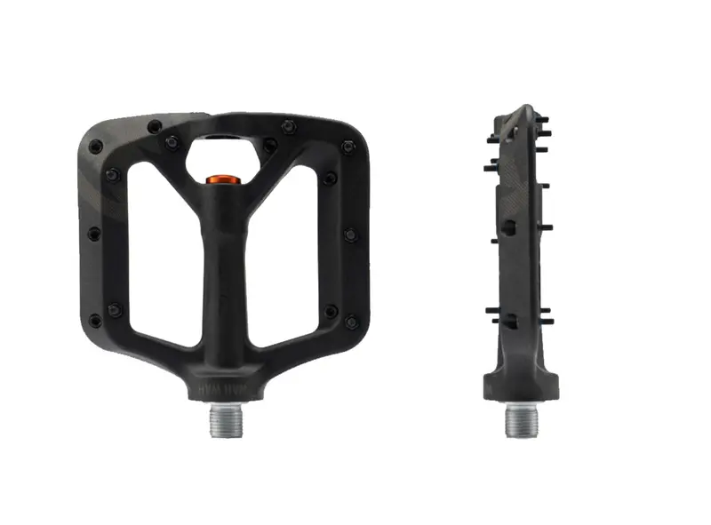 Kona Wah Wah 2 Composite Pedals - Small - Matt Black 1