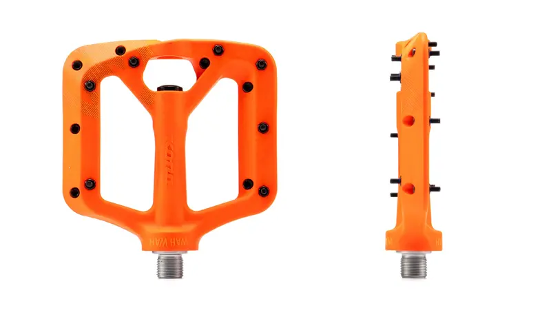 Kona Wah Wah 2 Composite Pedals - Small - Orange 1