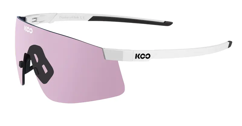 Koo Nova Sunglasses - White Matt-Photocromic Pink 1