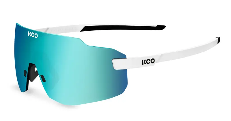 Koo Supernova Performance Sunglasses - White-Turquoise 1