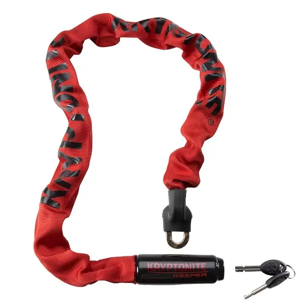 Kryptonite Keeper 785 Integrated Chain Lock - Red 1