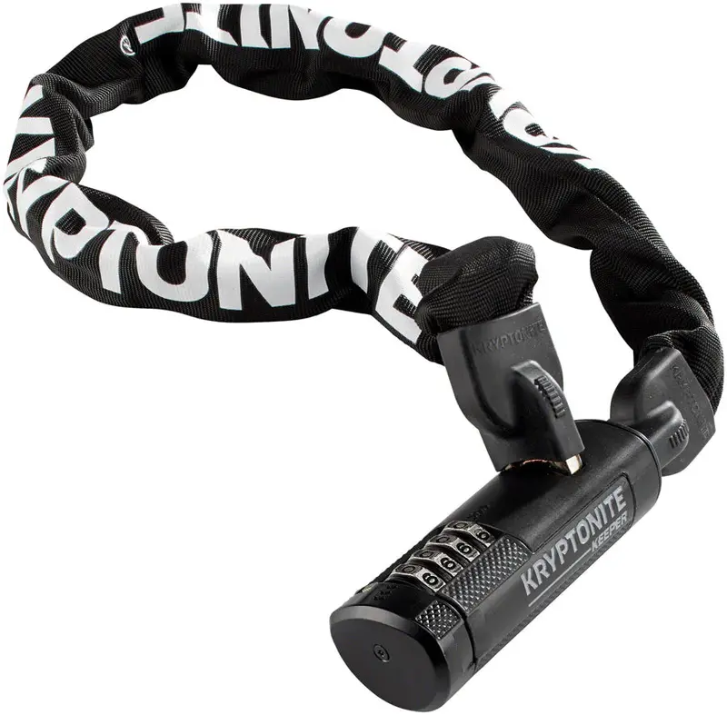 Kryptonite Keeper 790 Chain Lock - Combination - Black 1