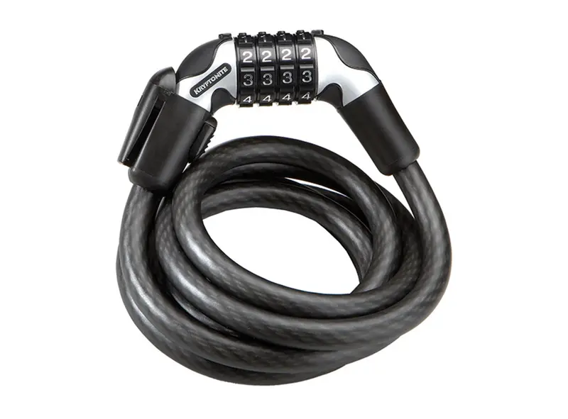 Kryptonite Kryptoflex 1218 Cable Lock - Combination - Black 1