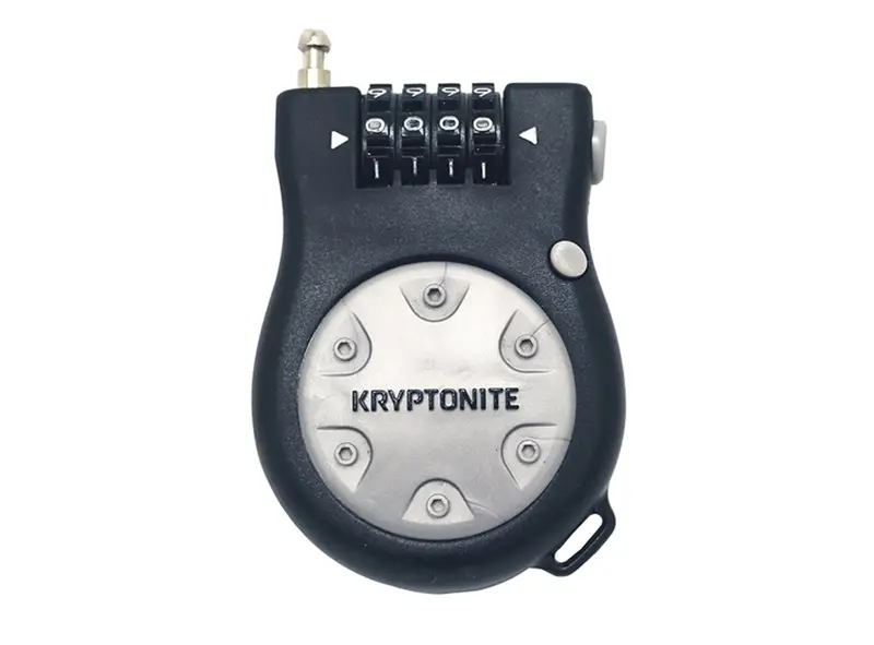 Kryptonite Kryptoflex R2 Retractor Pocket Cable Lock - Black 1