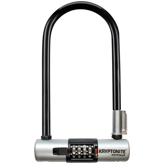 Kryptonite Kryptolok Combination U-Lock - 4"X9" - Black 1