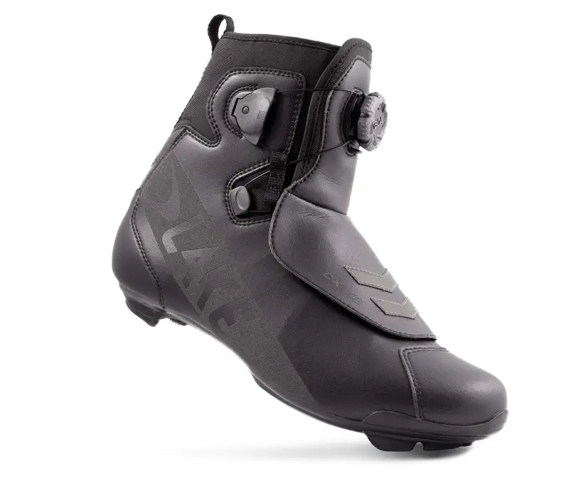 Lake Cx146 Spd Winter Road Boot - Wide - Black-Black Reflective 1