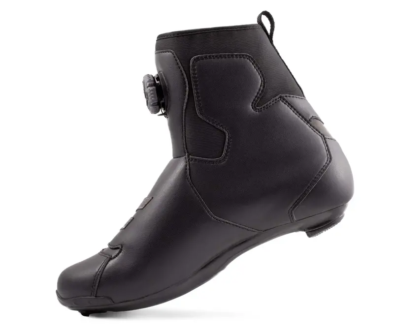 Lake Cx146 Spd Winter Road Boot - Wide - Black-Black Reflective 2