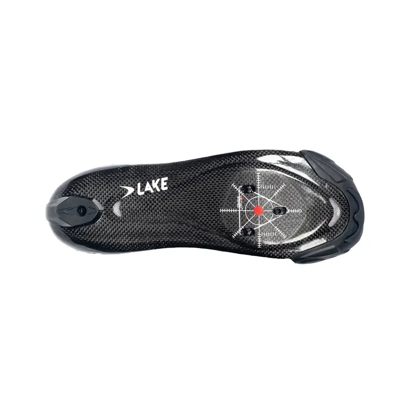 Lake Cx201 Road Shoe - Black-White 4