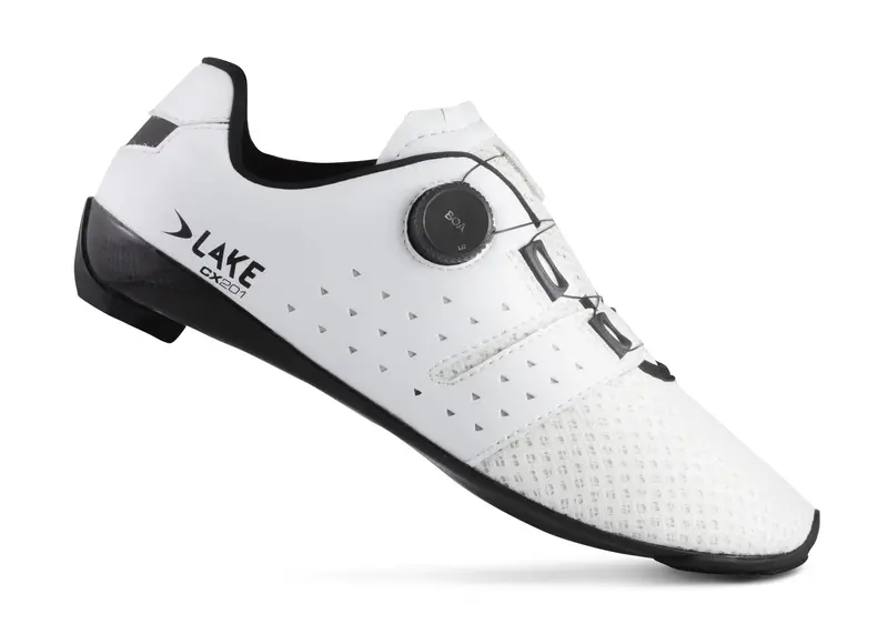 Lake Cx201 Road Shoe - White-Black 1
