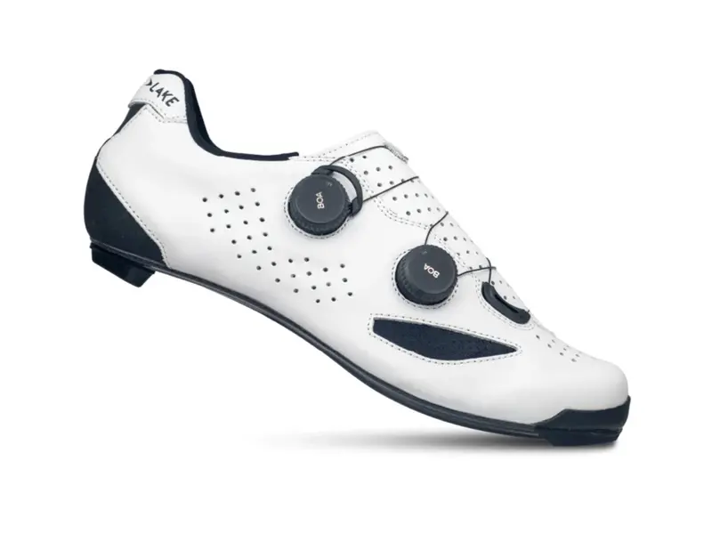 Lake Cx239 Road Shoe - Wide - White-Black 1