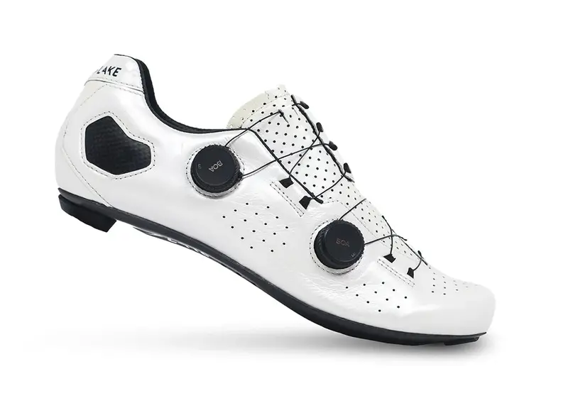 Lake Cx333 Road Shoe - Narrow - White-Black 1