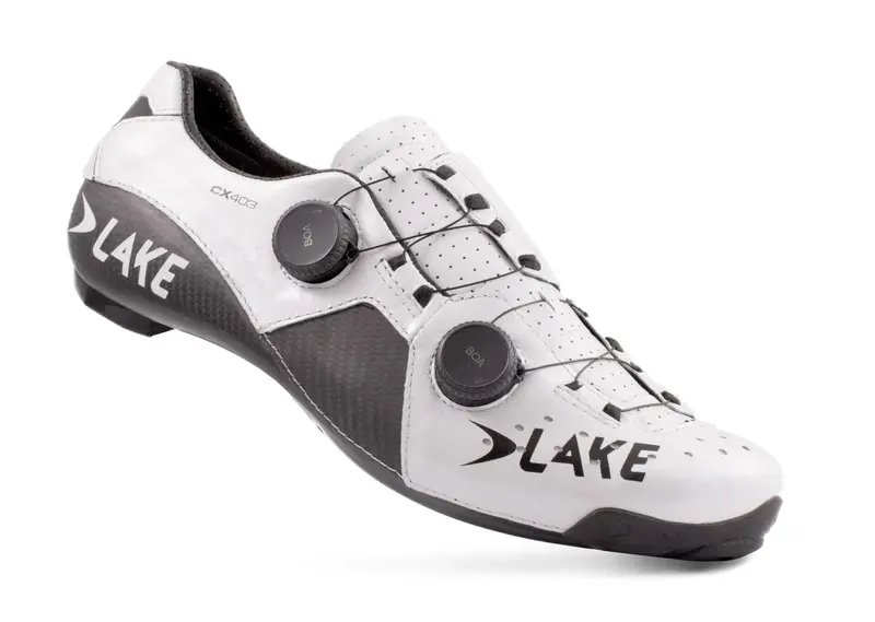 Lake Cx403 Road Shoe - White-Black 1