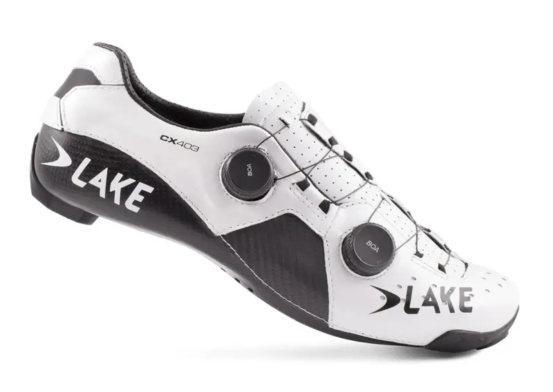 Lake Cx403 Spdply Road Shoe - White-Black 1