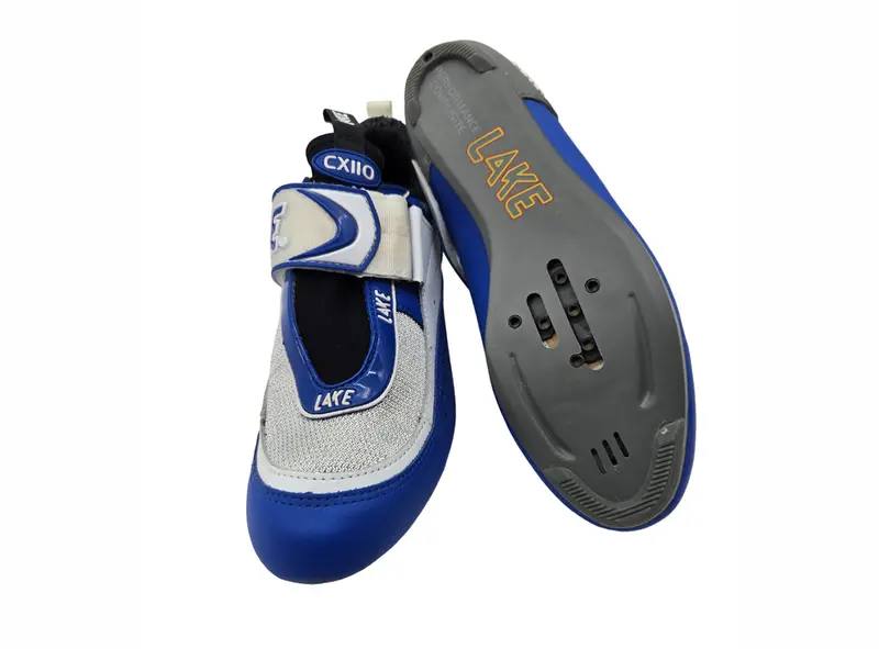 Lake Cxiiotri-W Triathlon Shoe - Womens - Blue-White-Silver 2
