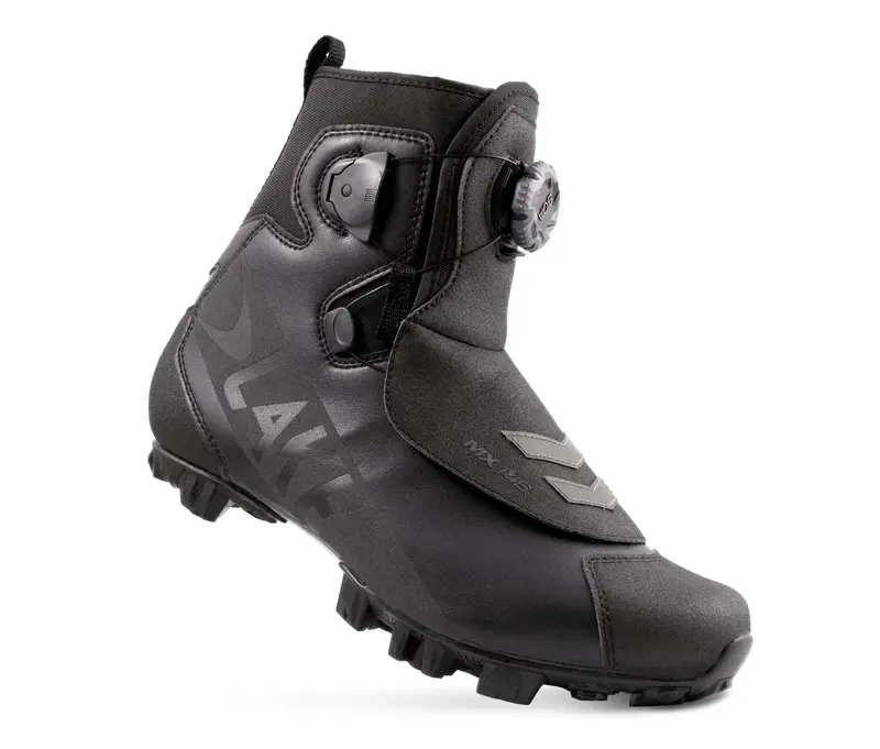 Lake Mx146 Spd Winter Boot - Black-Black Reflective 1