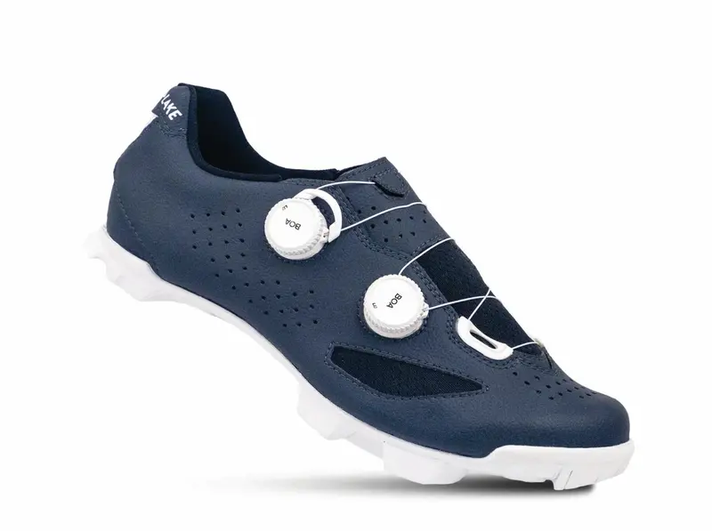 Lake Mx239 Gravel Shoe - Navy-White 2