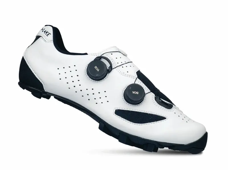 Lake Mx239 Gravel Shoe - Wide - White-Black 1