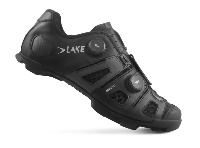 Lake Mx242 Mtb Shoe - Black-Silver 1