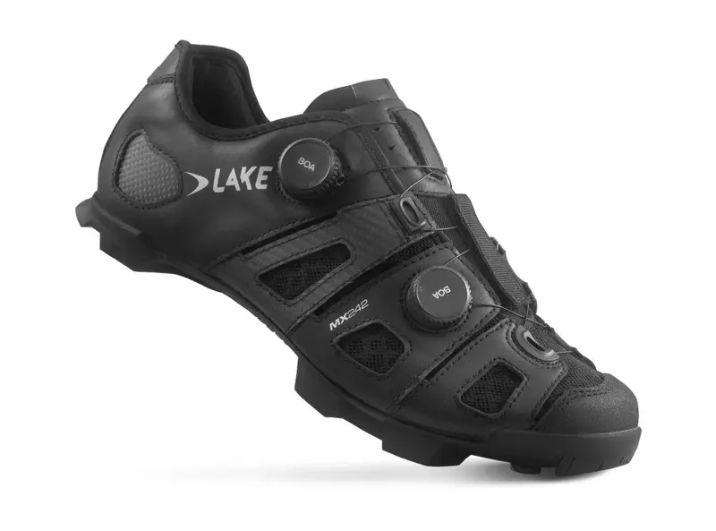 Lake Mx242 Mtb Shoe - Black-Silver 2