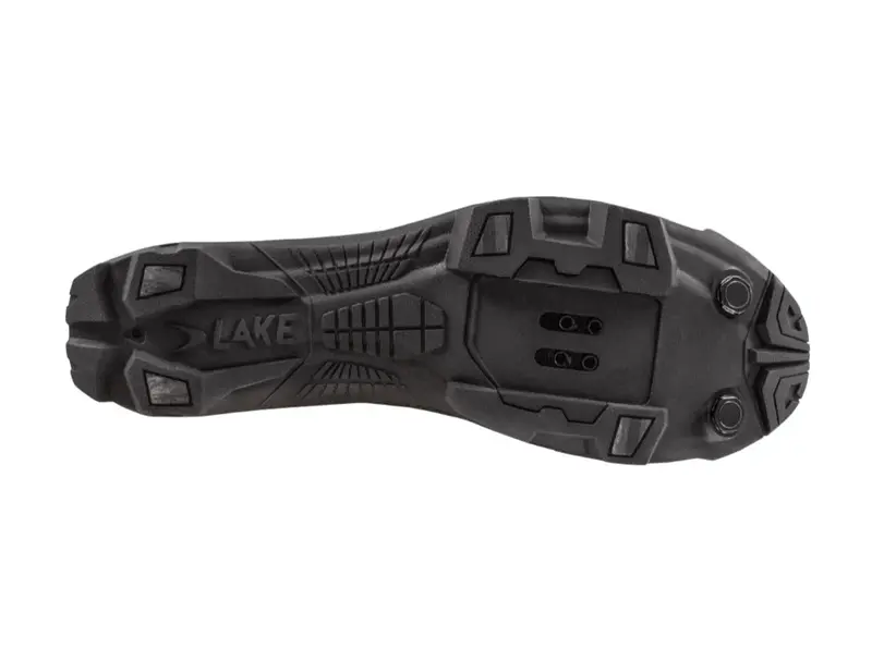 Lake Mx242 Mtb Shoe - Wide - Black-Silver 4