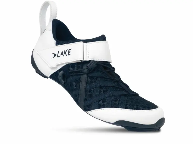 Lake Tx224 Comfort Plus Triathlon Shoe - White-Black 2