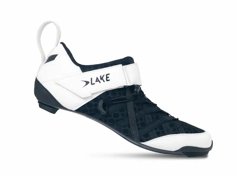 Lake Tx224 Competition Triathlon Shoe - White-Black 1