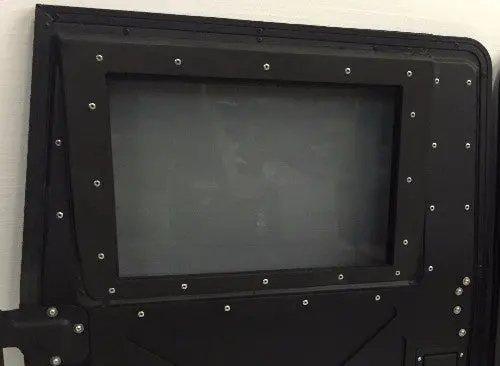 Laminated 3/8" - Tinted Or Clear - Unframed Replacement Glass Windows Fits Humvee Hard X-Doors 1