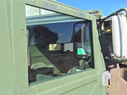 Laminated 3/8" - Tinted Or Clear - Unframed Replacement Glass Windows Fits Humvee Hard X-Doors 9