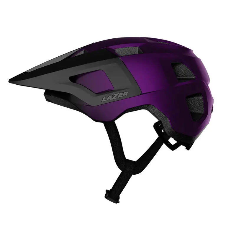 Lazer Finch Kineticore Kids Helmet - Metallic Purple Black 2