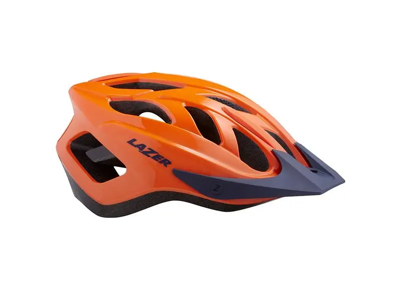 Lazer J1 Mtb Helmet - Youth - Flash Orange-Blue - 2022 1