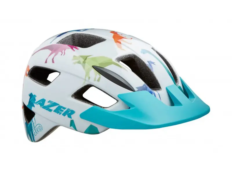 Lazer Lil Gekko Mtb Helmet - Kids - White Dino - 2020 1