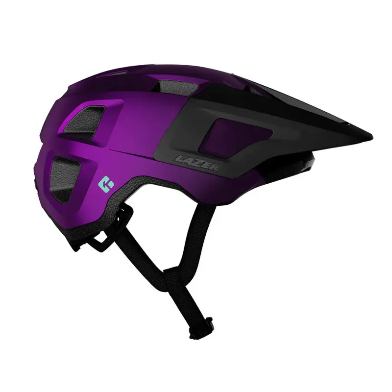 Lazer Lupo Kineticore Mtb Helmet - Metallic Purple Black 1
