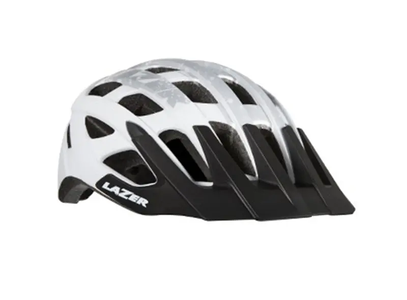 Lazer Roller Mtb Helmet - White-Silver 1