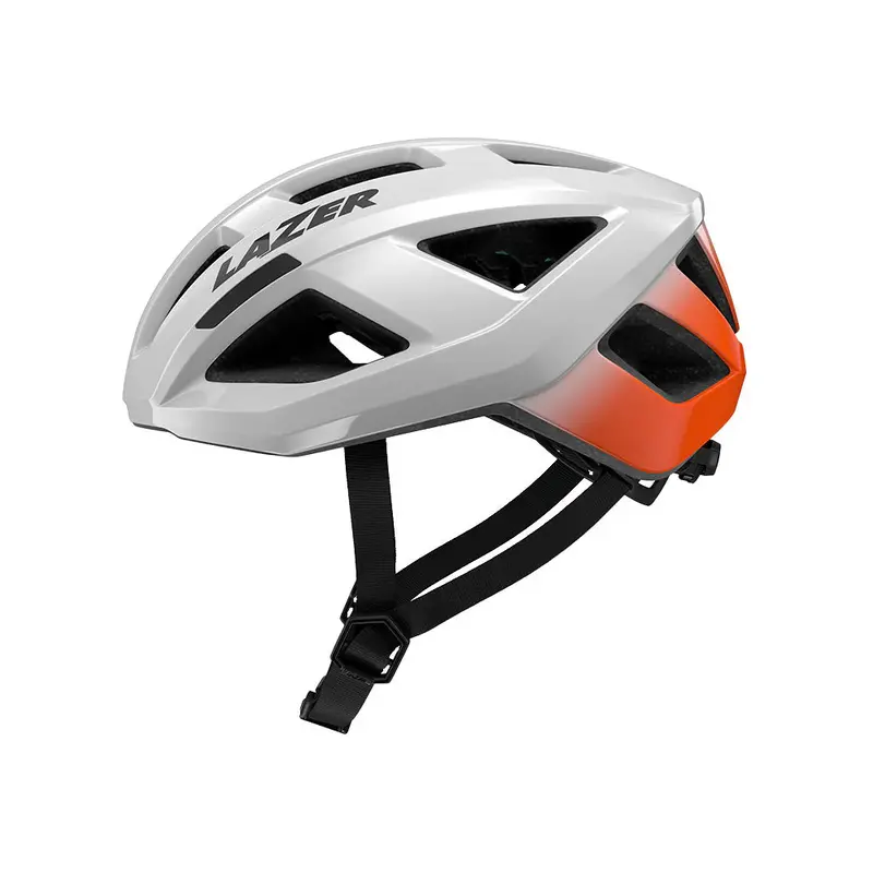 Lazer Tonic Kineticore Road/Gravel Helmet - White Orange 3