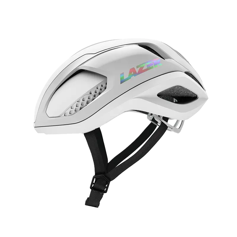 Lazer Vento Kineticore Kc Smu Road Helmet - Pure White-Black Straps 1