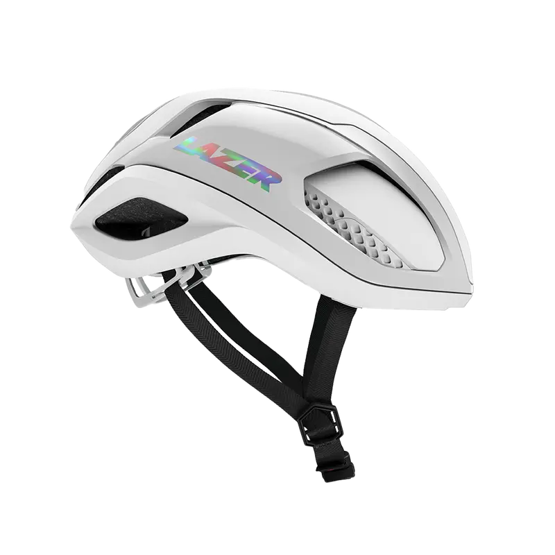 Lazer Vento Kineticore Kc Smu Road Helmet - Pure White-Black Straps 2