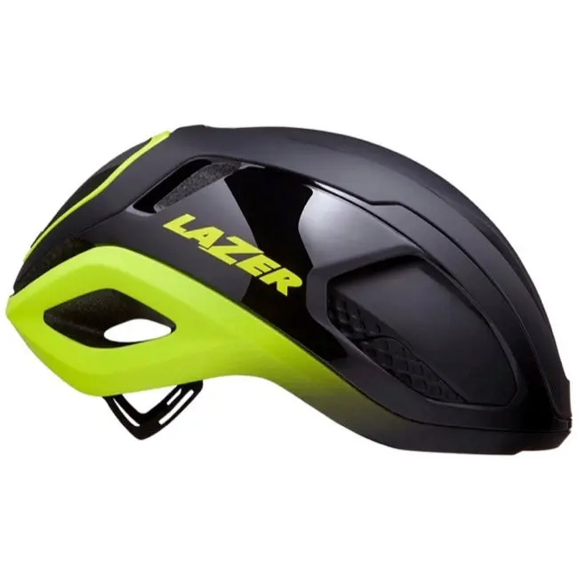 Lazer Vento Kineticore Road/Gravel Helmet - Black Flash Yellow 1