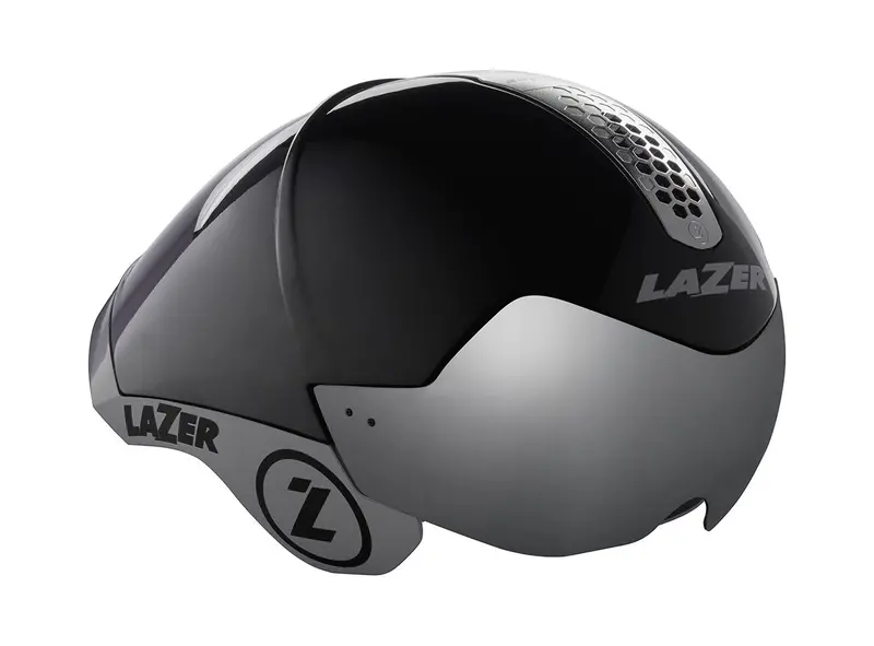 Lazer Wasp Air Tri Helmet - Black-Silver - 2020 1